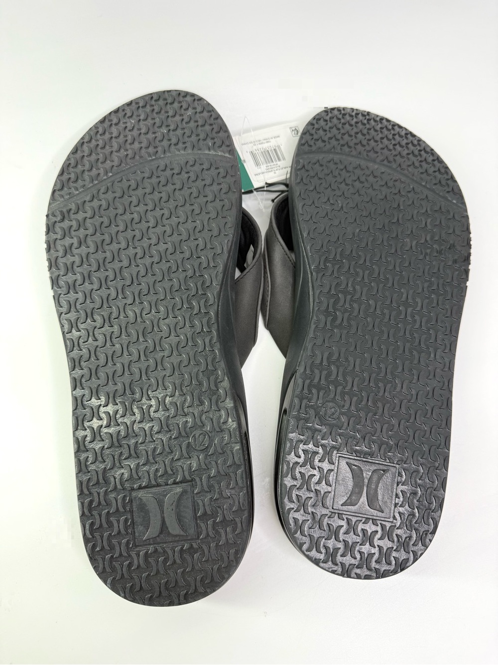 Hurley Men's Black Cushion Heel Flip-Flop Sandals 12 NEW - Picture 10 of 11